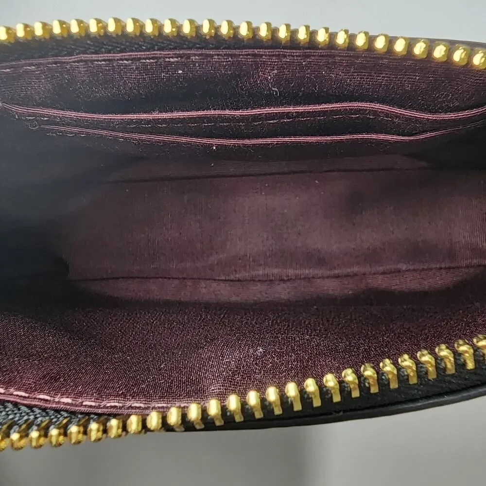 NWT COACH CCZ21 Nolita 19 With Cherry Print In Smooth Leather Gold/Black Multi